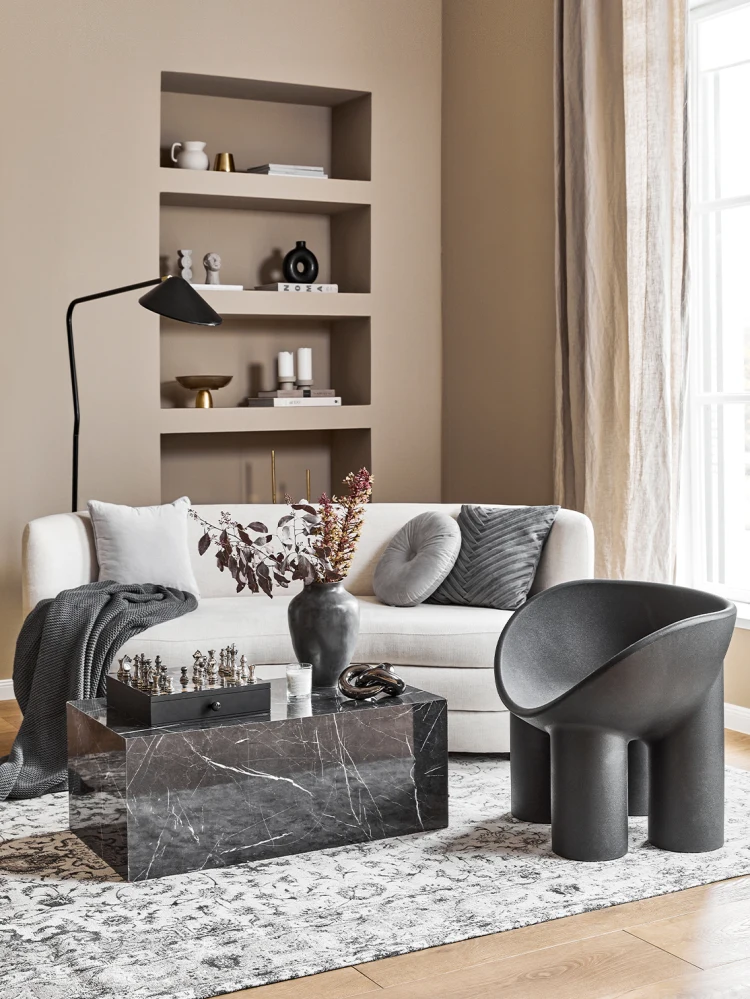 Mantas para sofá y plaids en gris ❘ Westwing